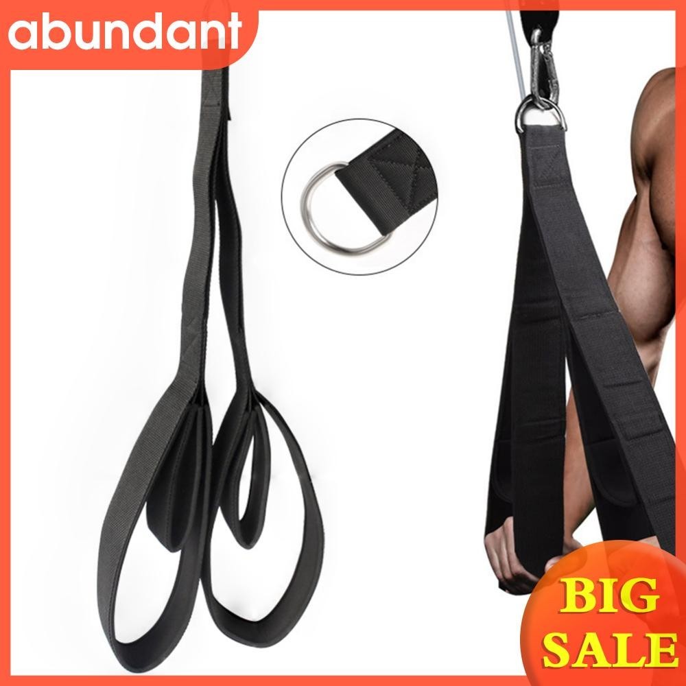 Abundant ★ Muscle Training Long Triceps Strap Pulldown Rope Anti-slip 