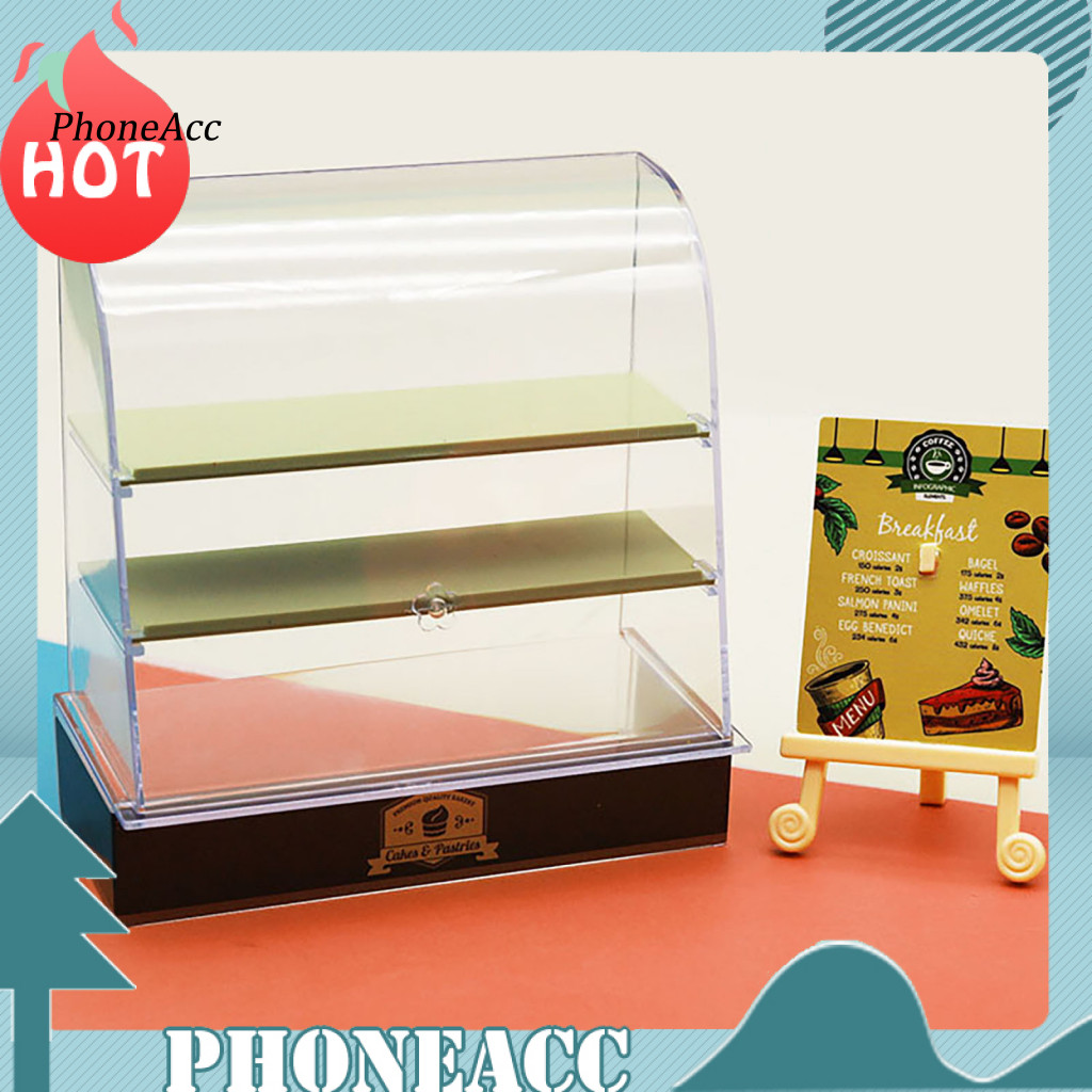 1 Set Mini Cake Counter Realistic Visible Decorative Miniature ...
