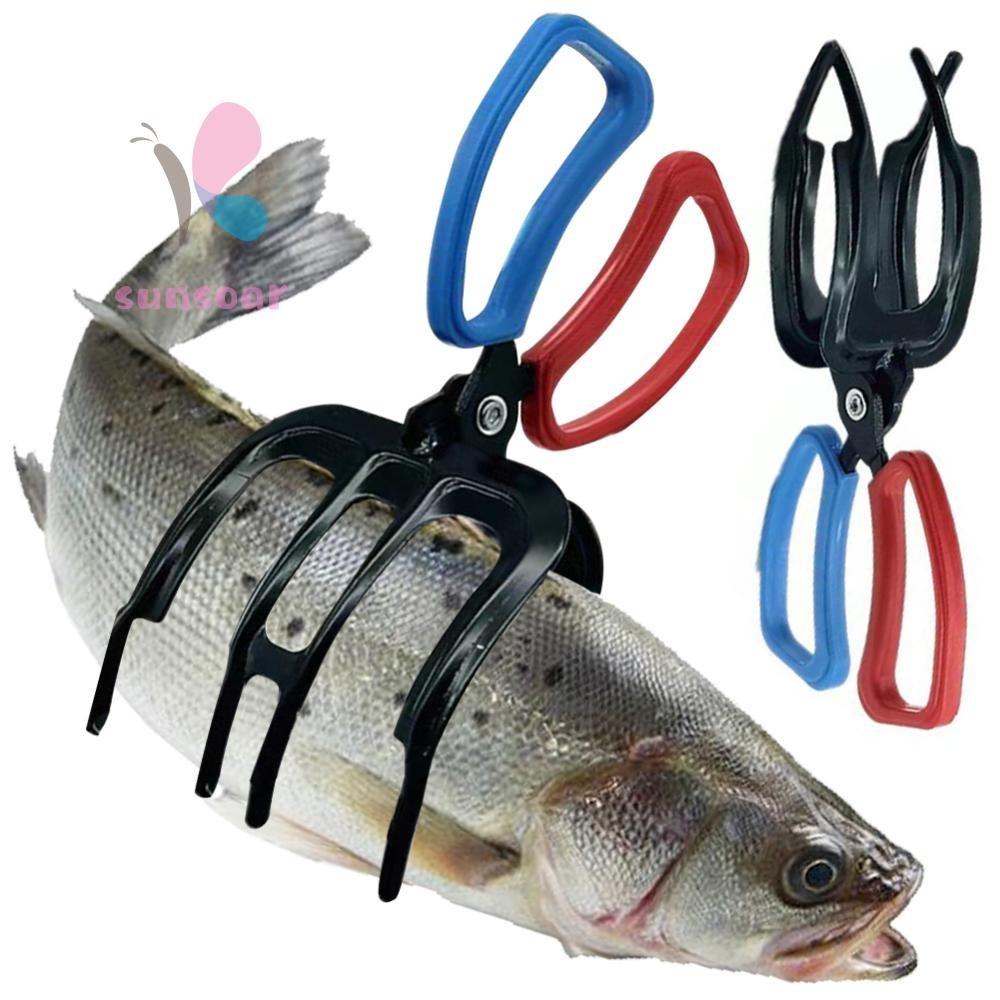 3 Claw Fish Gripper Metal Three Teeth Fishing Pliers Gripper Fish ...