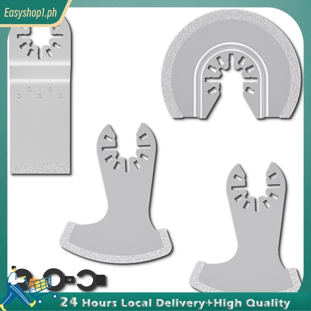 4Pcs Diamond Oscillating Tool Blade Set Professional Diamond Multitool