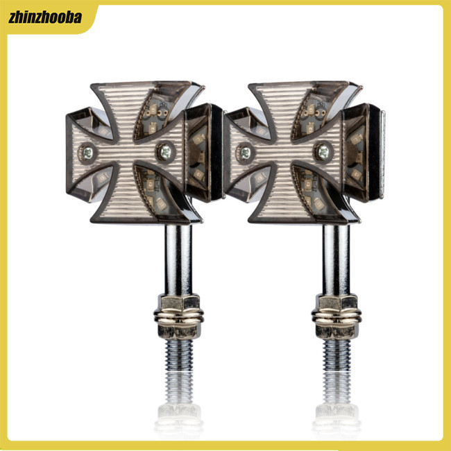 FS 1 Pair Motorcycle Led Turn Signal 1800k Cross-shaped Indication ...