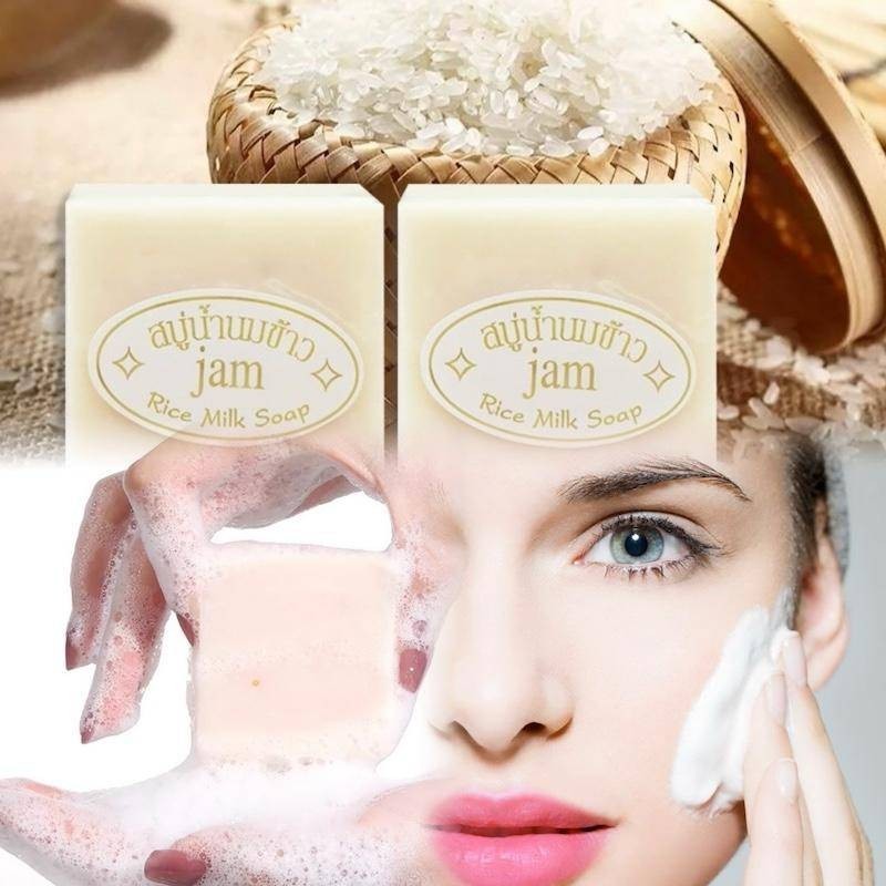 Rice milk Whitening soap Supplement collagen Vitamin Skin whitening