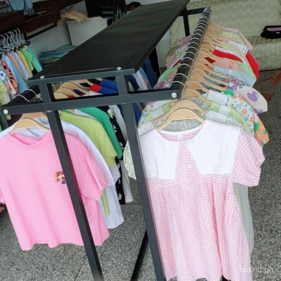 Clothing Store Display Stand Floor-Type Women's Children's Clothing ...