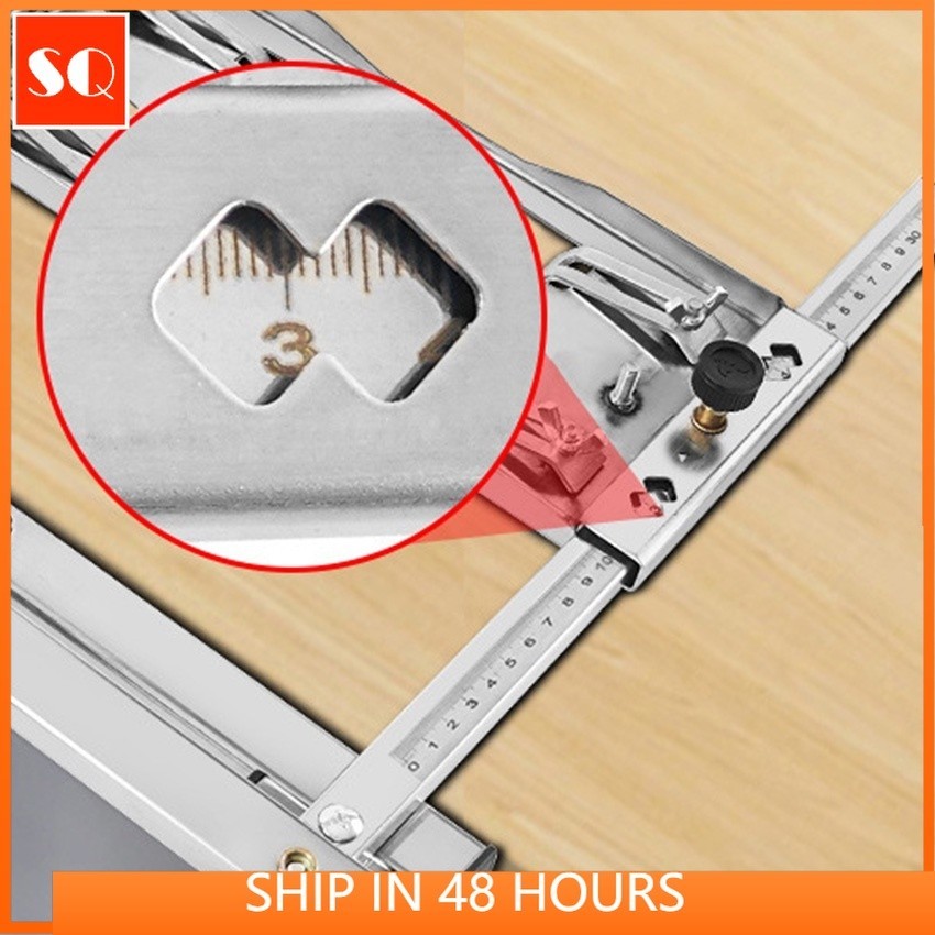 Carpentry4//7 inches Saw Guide Rail Multi-function Adjustable Cutting ...