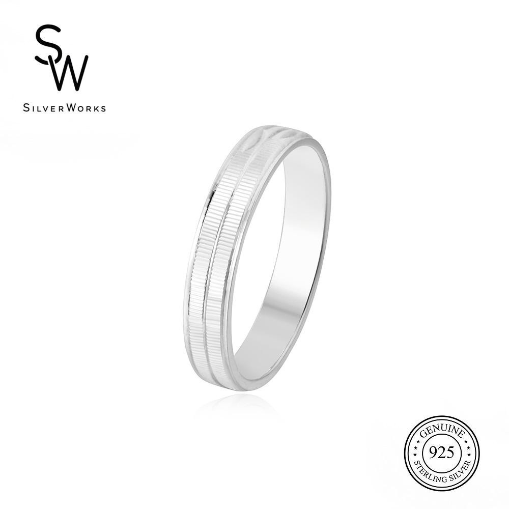 Silverworks mens ring store