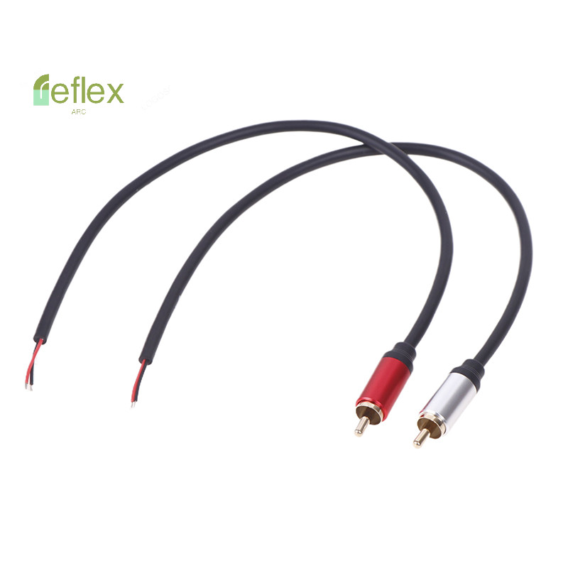 Adattatore RCA Femmina A Filo Nudo - Cavo Audio 30cm Per Altoparlanti E Amplificatori