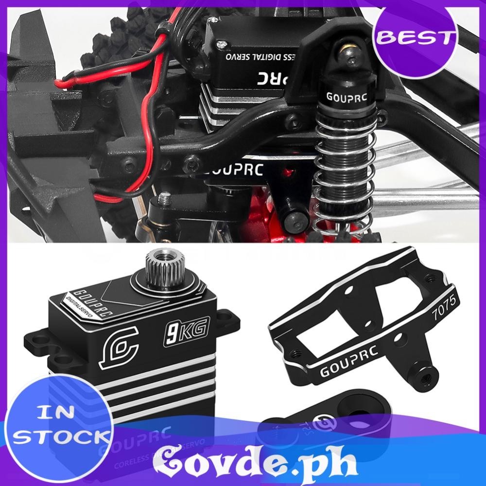 GLOBACT 9kg High Torque Servo For TRX4M - Waterproof Digital Servo With Mount For 1/18 RC Crawlers