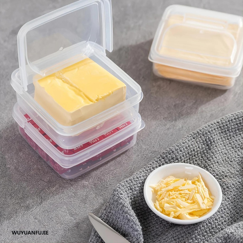 3Pcs-Set Storage Boxes Cheese Box 3 Packs Cheese Packaging Box ...