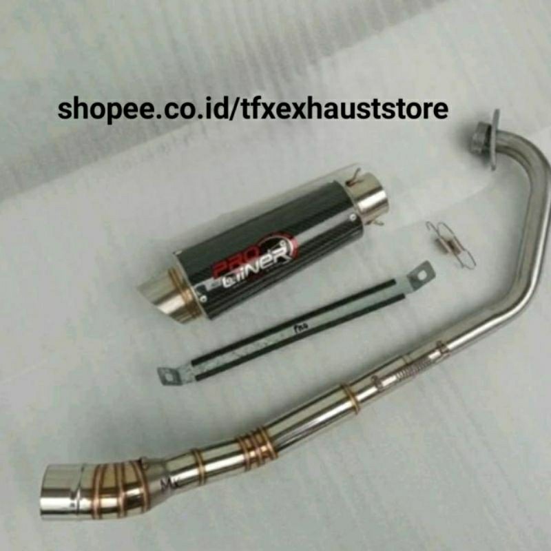 Proliner CARBON FULLSYSTEM PNP CBR CB 150R GL R15 VIXION R ETC EXHAUST ...