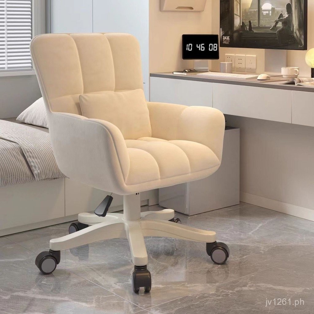 Home Nail Chair with Backrest for Girls, Simple and Luxurious Vanity ...