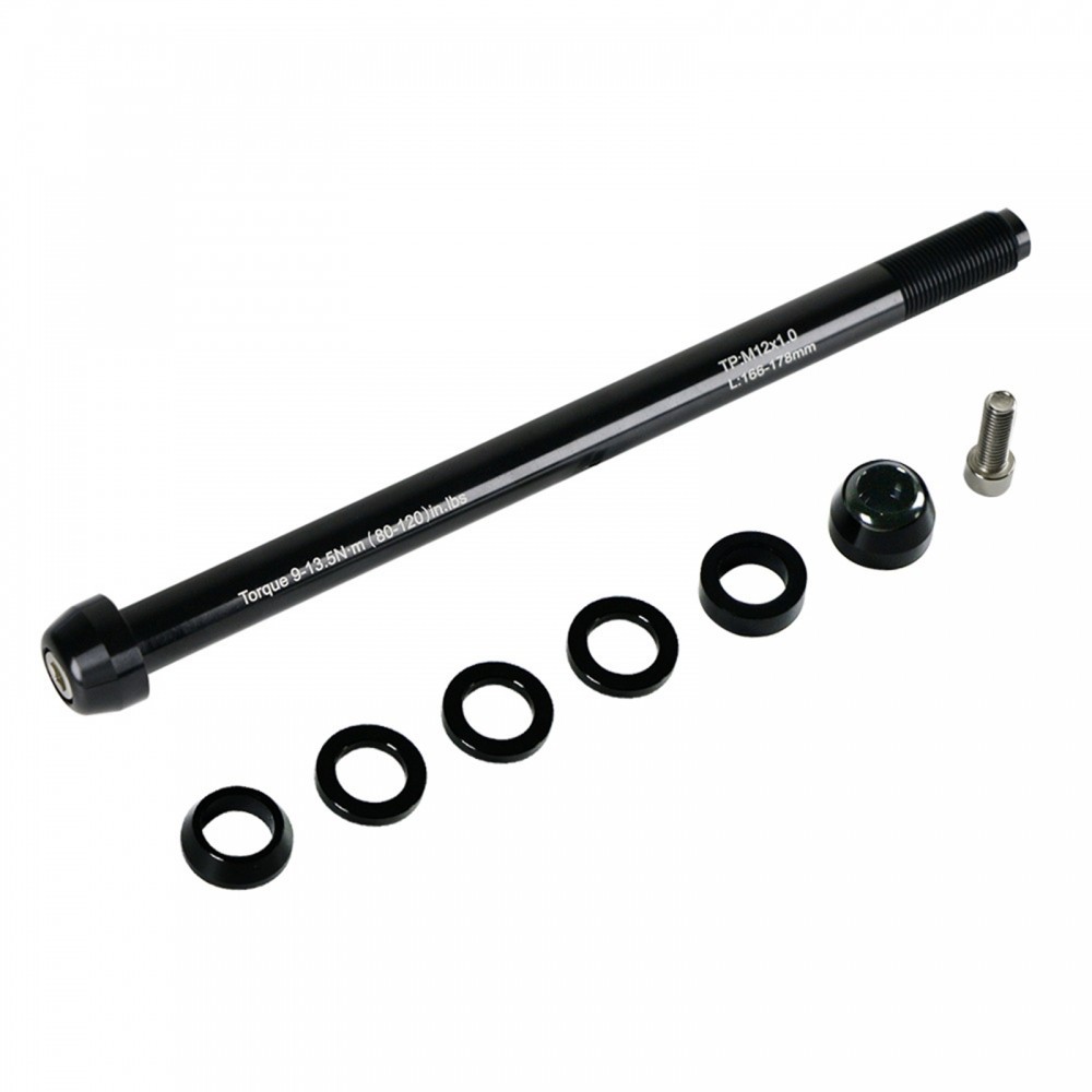 Laroal Bicycle Trainer Thru Axle Shaft Adapter 12 X 142-148 Mm P1.5/P1