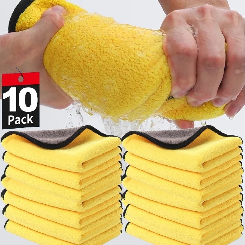 Thicken Car Cleaning Towel / Microfiber Car Body Washing Cloth ...