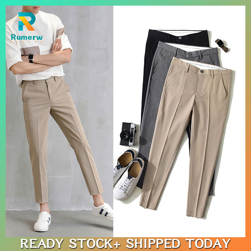 Men's casual suit pants hotsell