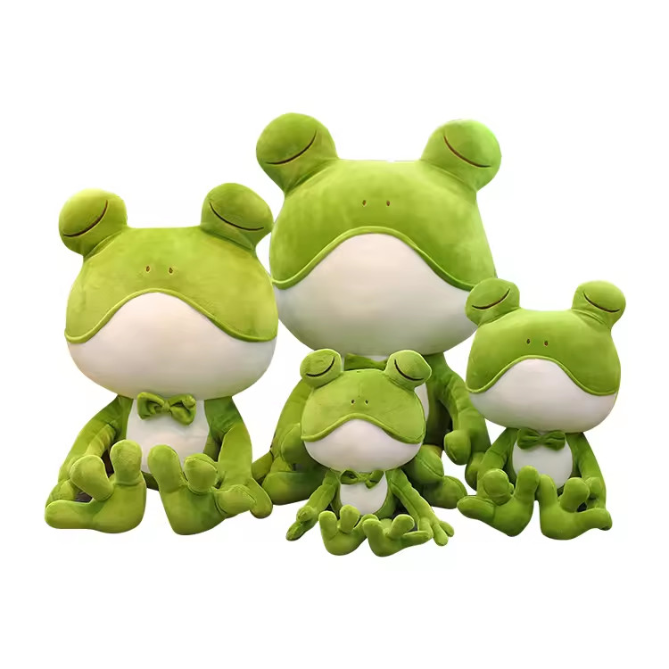 38/55/70cm Cute Frog Pillow Couple Birthday Gift Plush Toy Sleeping Rag ...