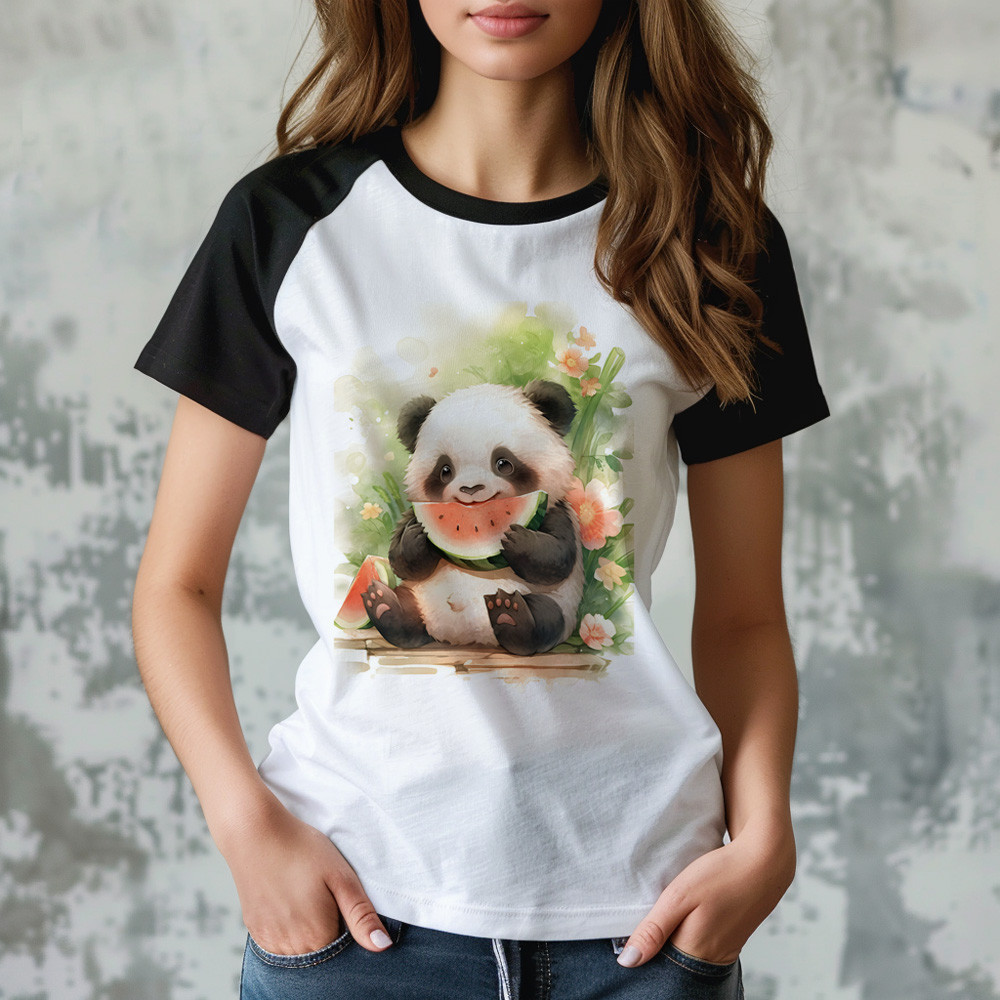 Panda tshirt women manga tshirt girl anime manga comic clothing Shopee Philippines