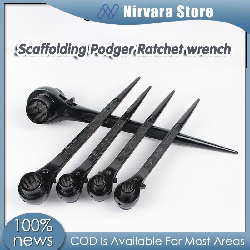 Scaffolding Podger Ratchet Wrench Ratchet Socket Wrench | Shopee ...