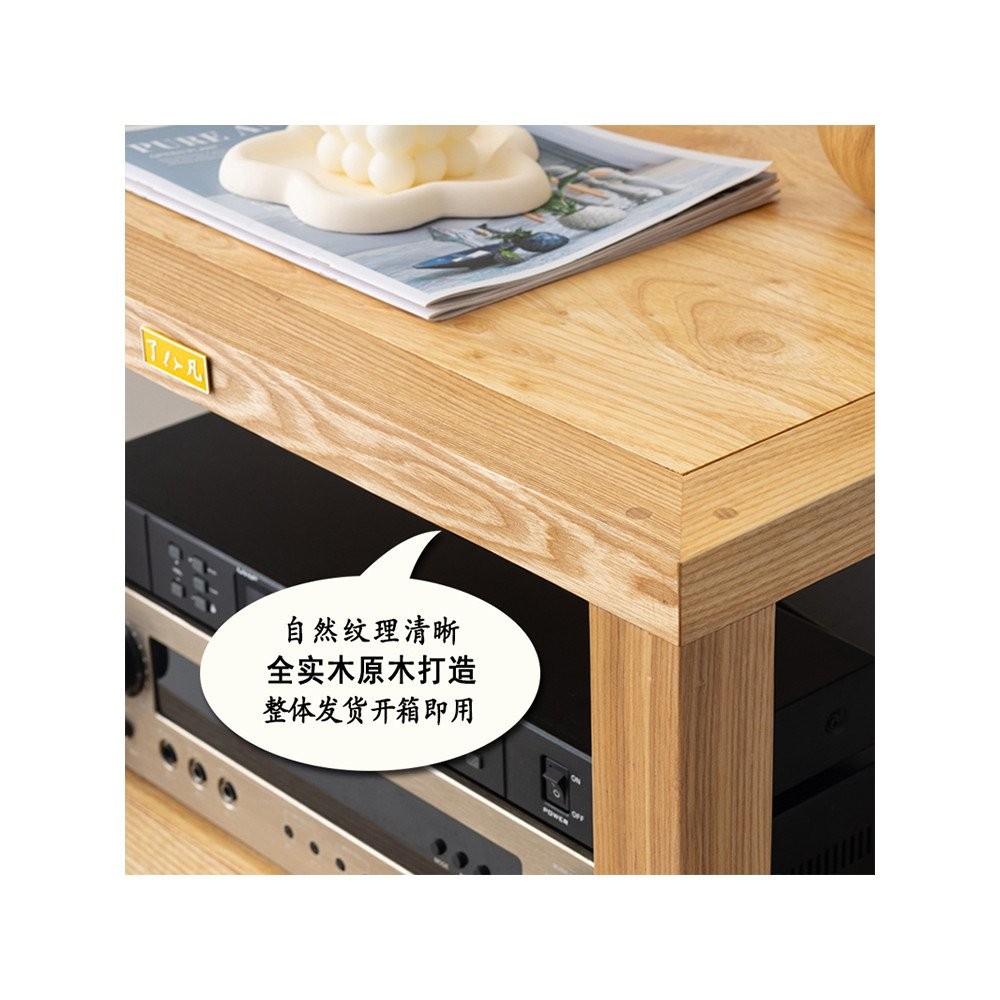 Lefan Speaker Stand Amplifier Cabinet All Solid Wood HiFi Speaker ...