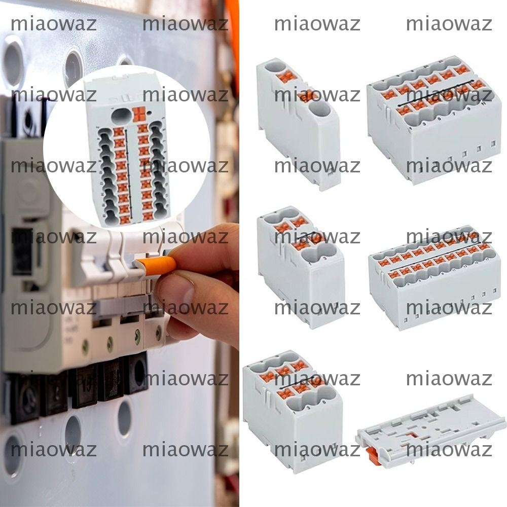 MIAOWAZ Block Connector, Multiple In Multiple Out PTFIX 2.5mm² Push-in ...