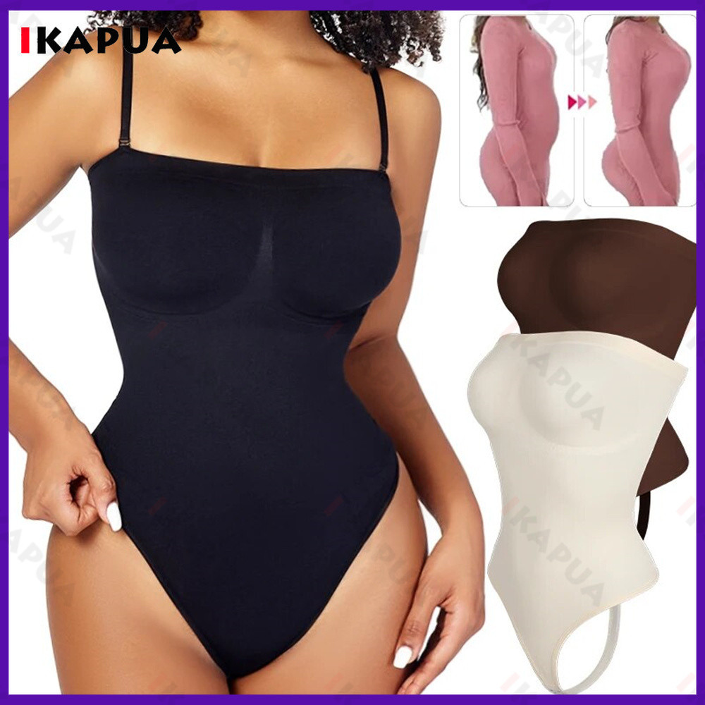 Bodysuit for Women Tummy Control Shapewear Seamless Sculpting Thong Body  Shaper Tank Top Shaper
