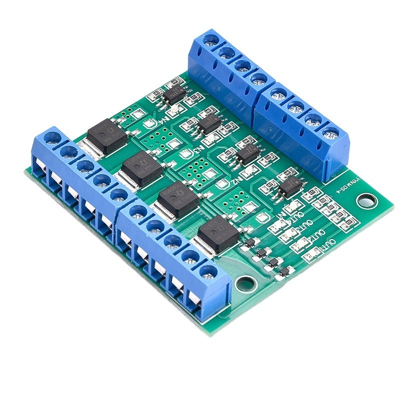 Four-way mos tube/field effect tube module PLC amplifier circuit board ...