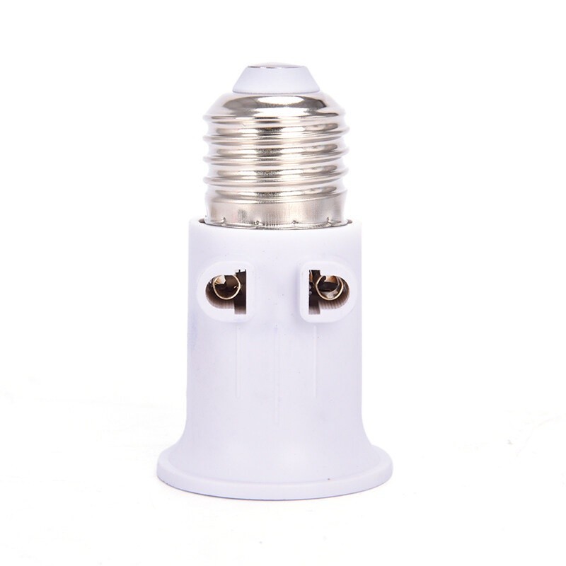 E27 Lamp Tail Connector Device Adds 2 Convenient Multi-Purpose Sockets ...