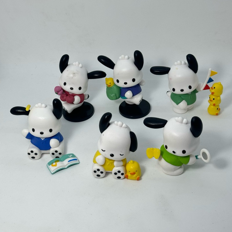 Pochacco Slice of Life Series Set of 6 Sanrio Figurines | Shopee ...