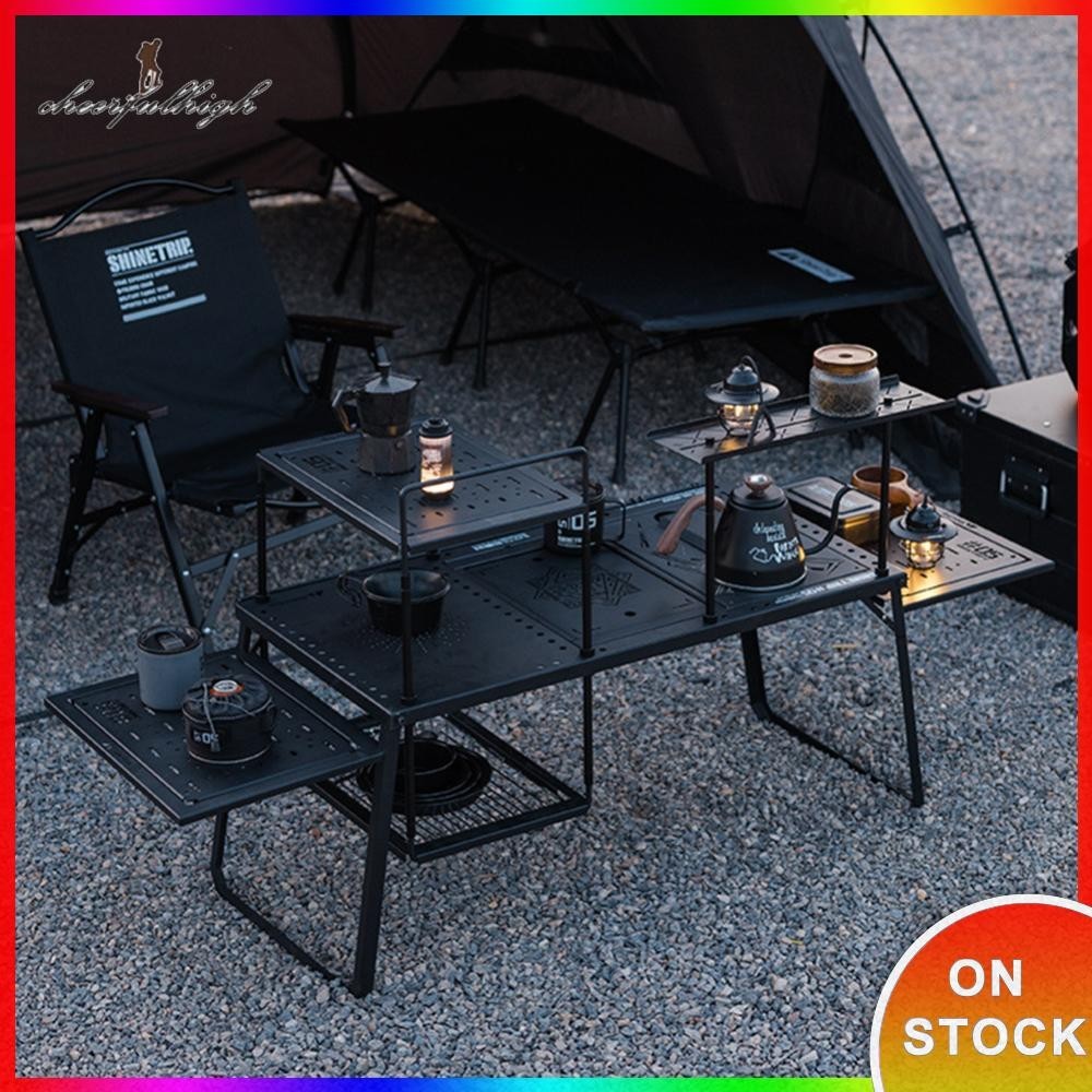 cheerfulhigh Camping Table Laminate Free Combination IGT Modular Table