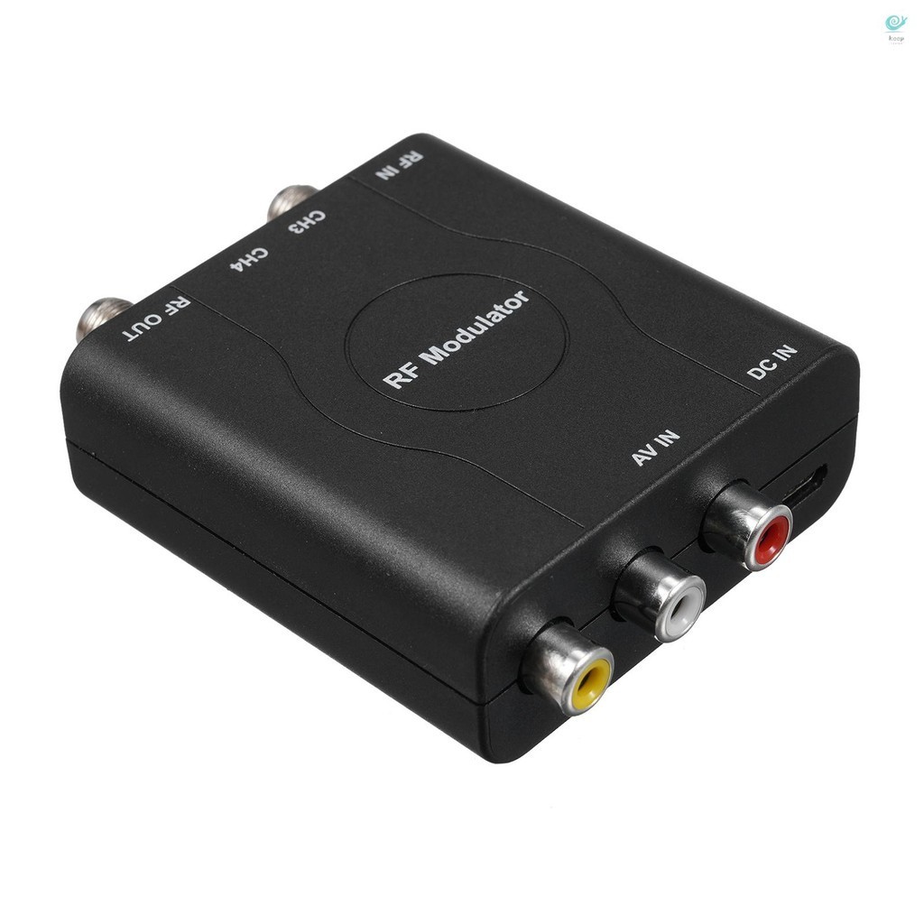 kereph RF Modulator AV to RF Converter NTSC CH3/CH4 Channels Video ...