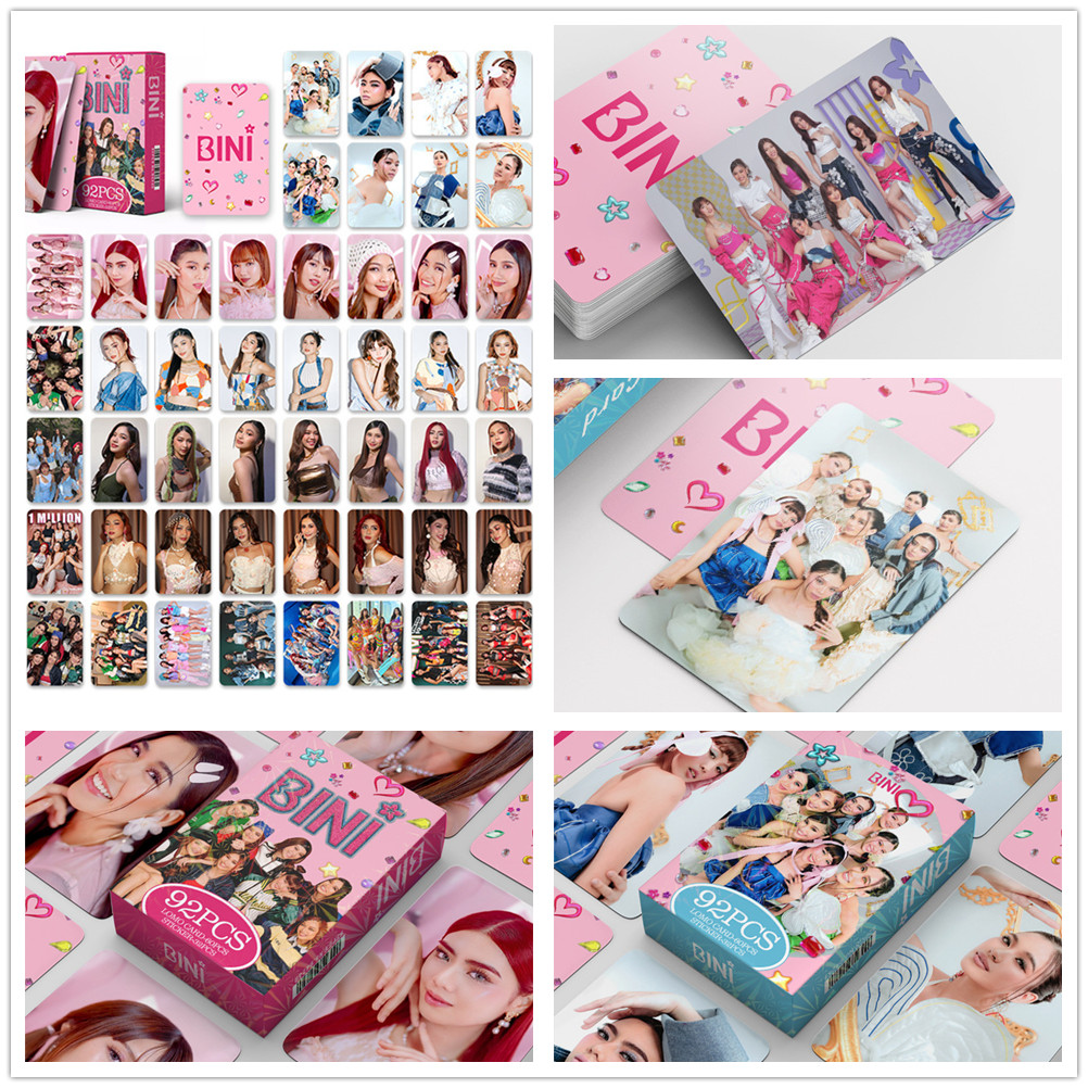 New 92Pcs BINI LOMO CARD Bini Photocards Lomocard Talaarawan Cards ...