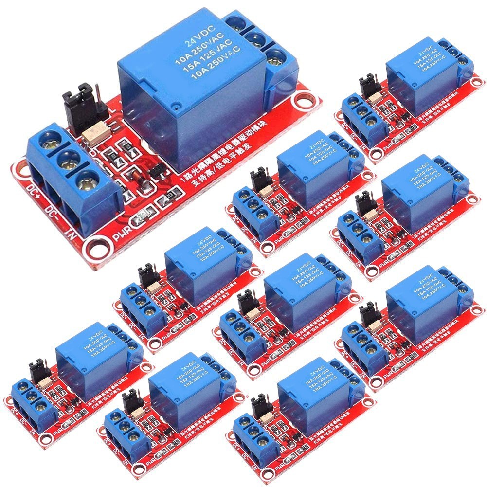 BABYCITY-PH! 10PCS 1 Channel Relay Module, 1 Channel Relay Board with ...