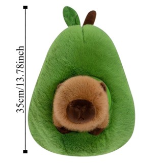 PBFASH Avocado Capybara Plush Toy, Animals Simulation Capybara Capibara ...