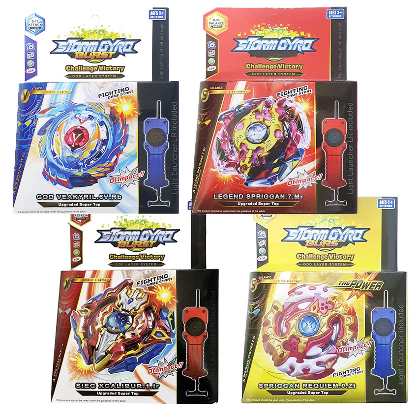 Gyro Burst Fusion Model Set 2 Trottole Metalliche: Starter Con Lanciatore E Arena, Gioco Da Combattimento