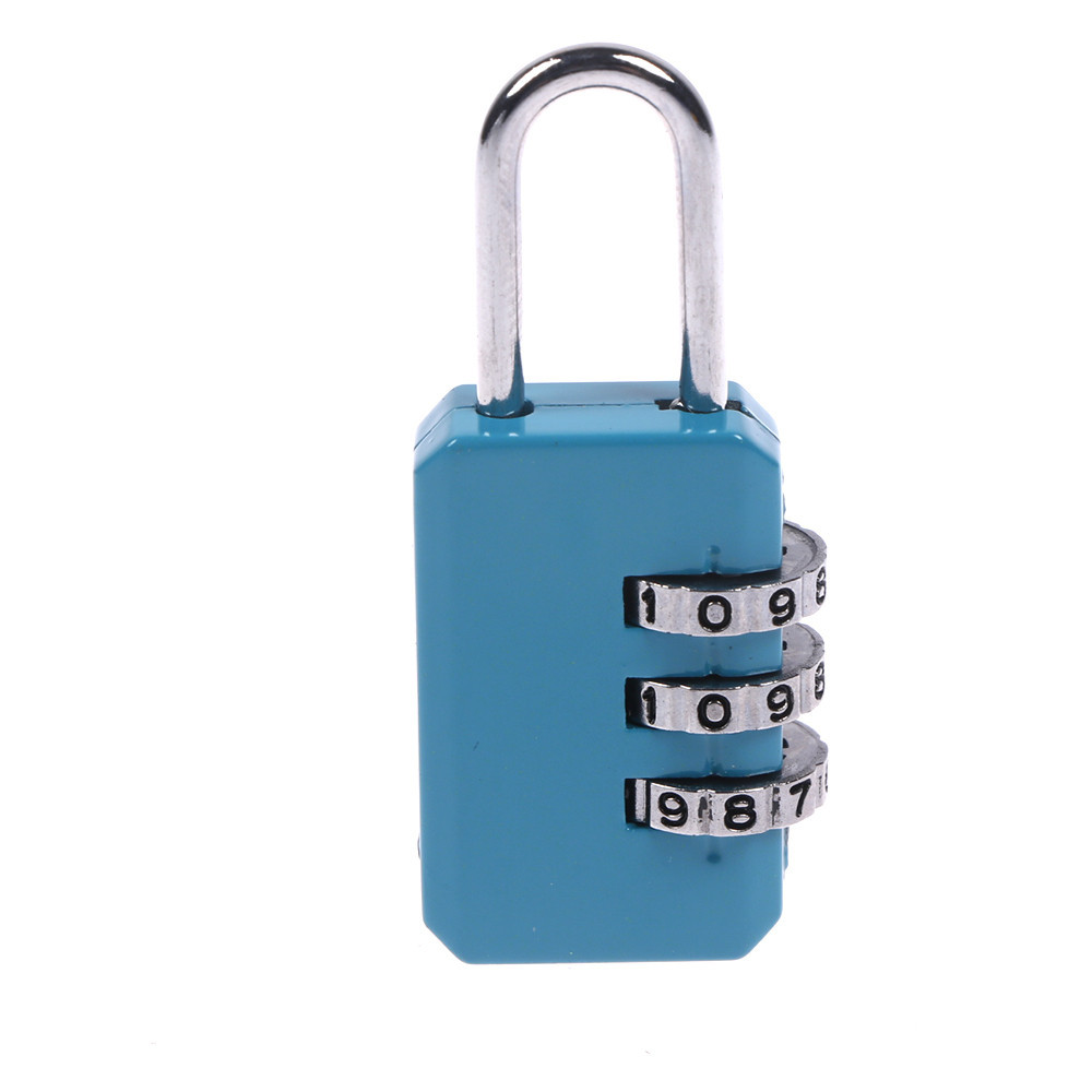 Combination Locks, 3-digit Keyless Padlocks, Resettable Luggage Locks ...