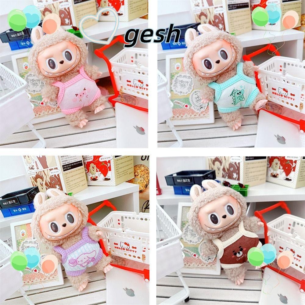 GESH1 Labubu Doll Clothes, Only Selling Clothes Cute Cartoon Labubu ...