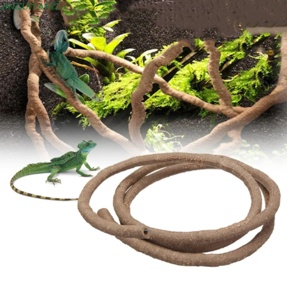 JINGUITANG Flexible Reptile Vines, 0.5/1M Decorative Reptile Simulation ...