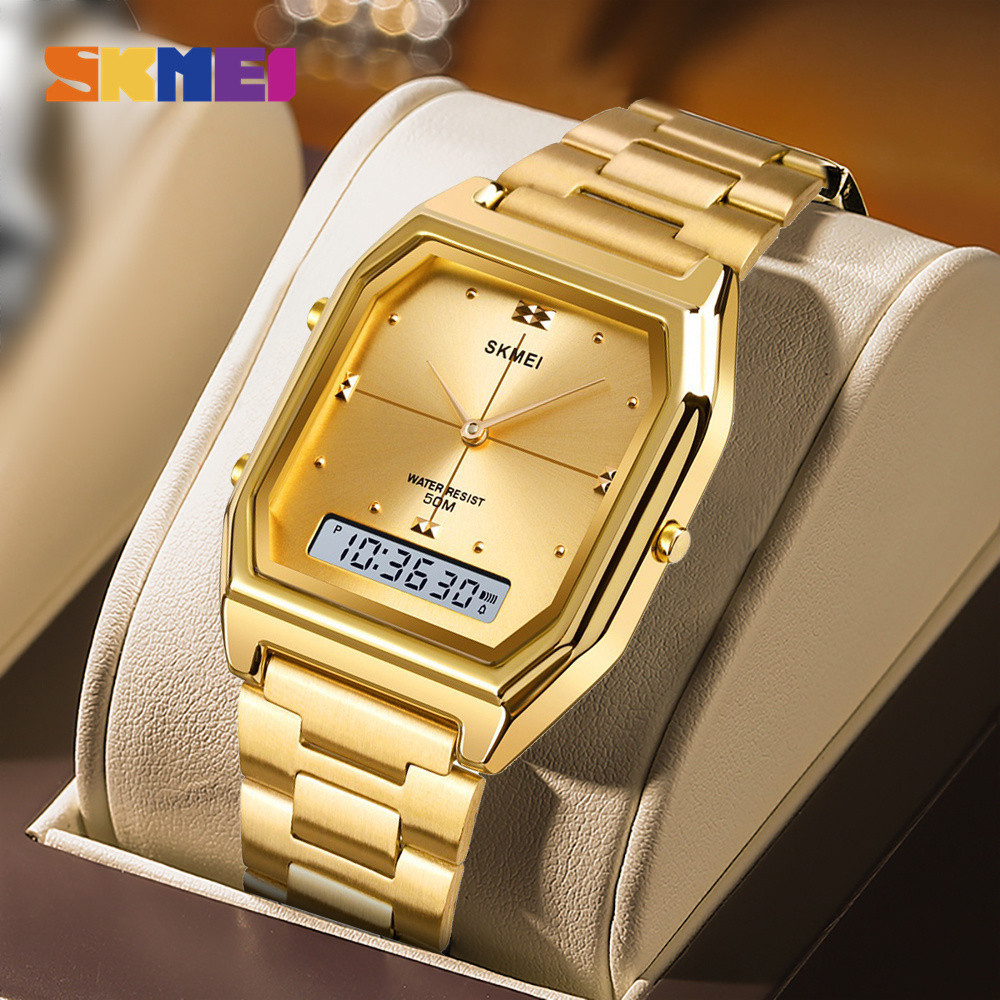 SKMEI Watch for Men Fashion Sport Watch Vintage Waterproof Digital ...