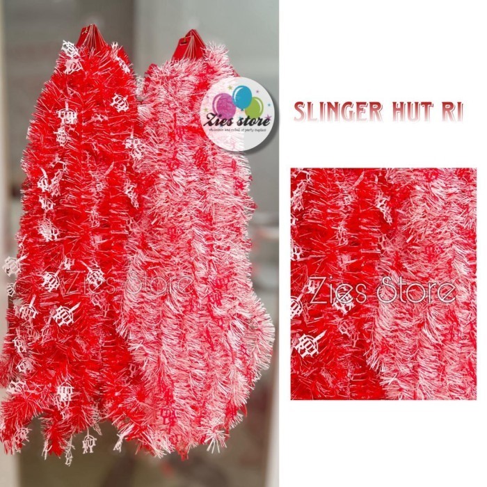 MERAH PUTIH Republic of Indonesia Anniversary Red and White Slinger ...