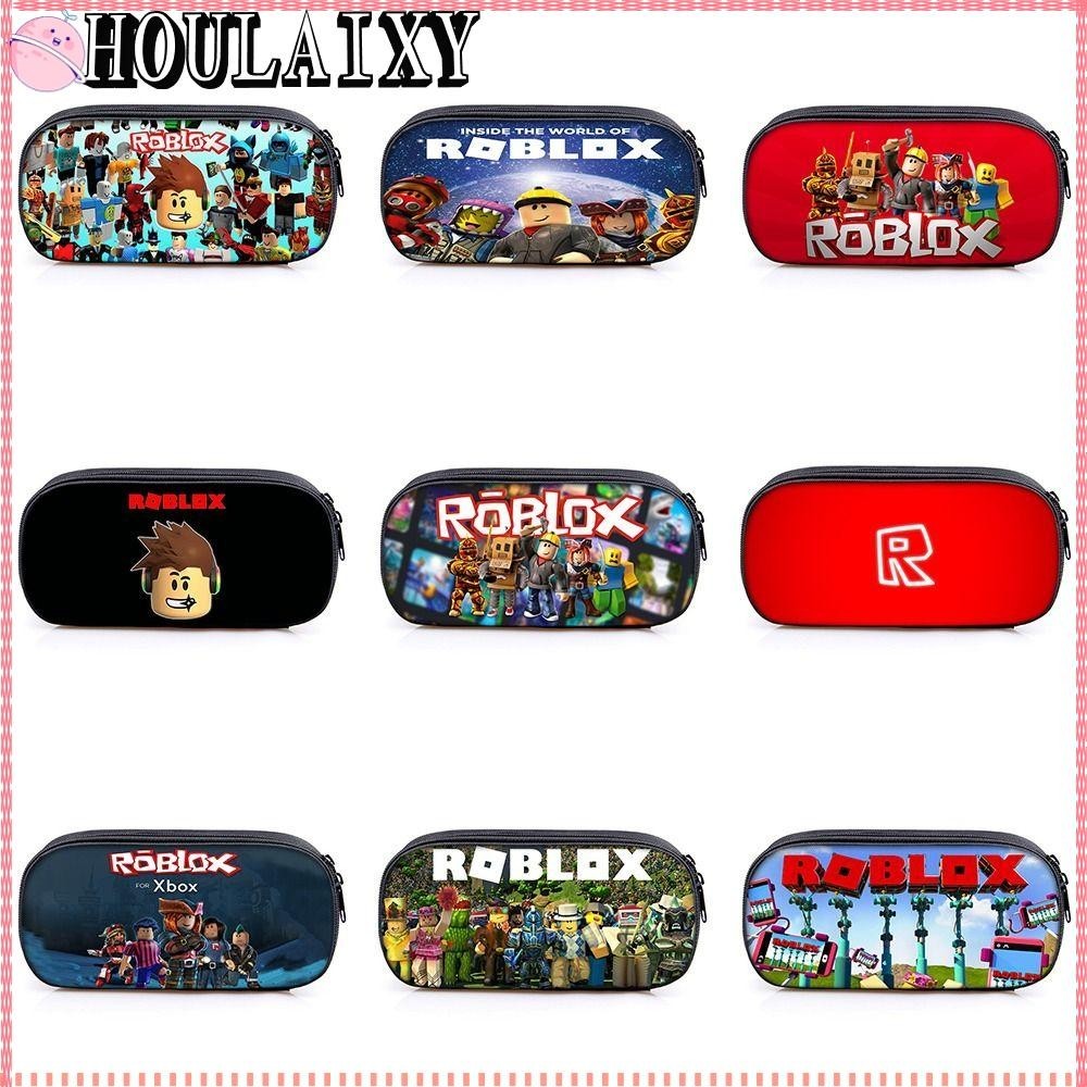 HOULAIXY Roblox Pen Boxes, Polyester Single Layer Pencil Bag, Cool ...