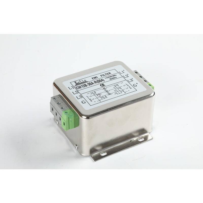 Emi Power Filter Terminal Block Three Phase Three Wire 380V Input Type ...