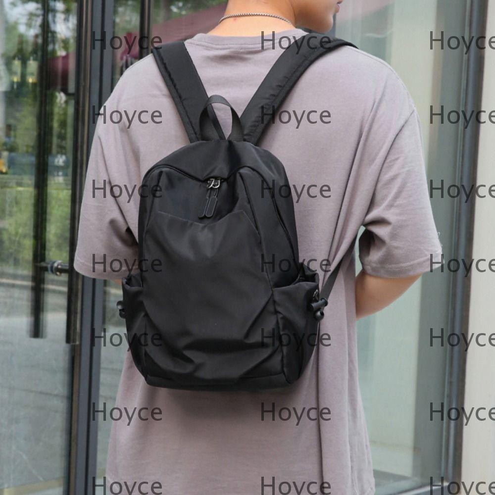 HOYCE Mini Men's Backpack, Solid Color Waterproof Small Shoulder School ...
