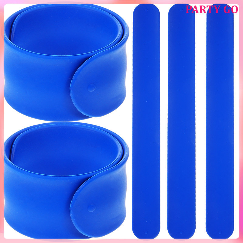 5 Pcs Slap Bracelet Ruler Children's Silicone Snap Bands Festivals ...