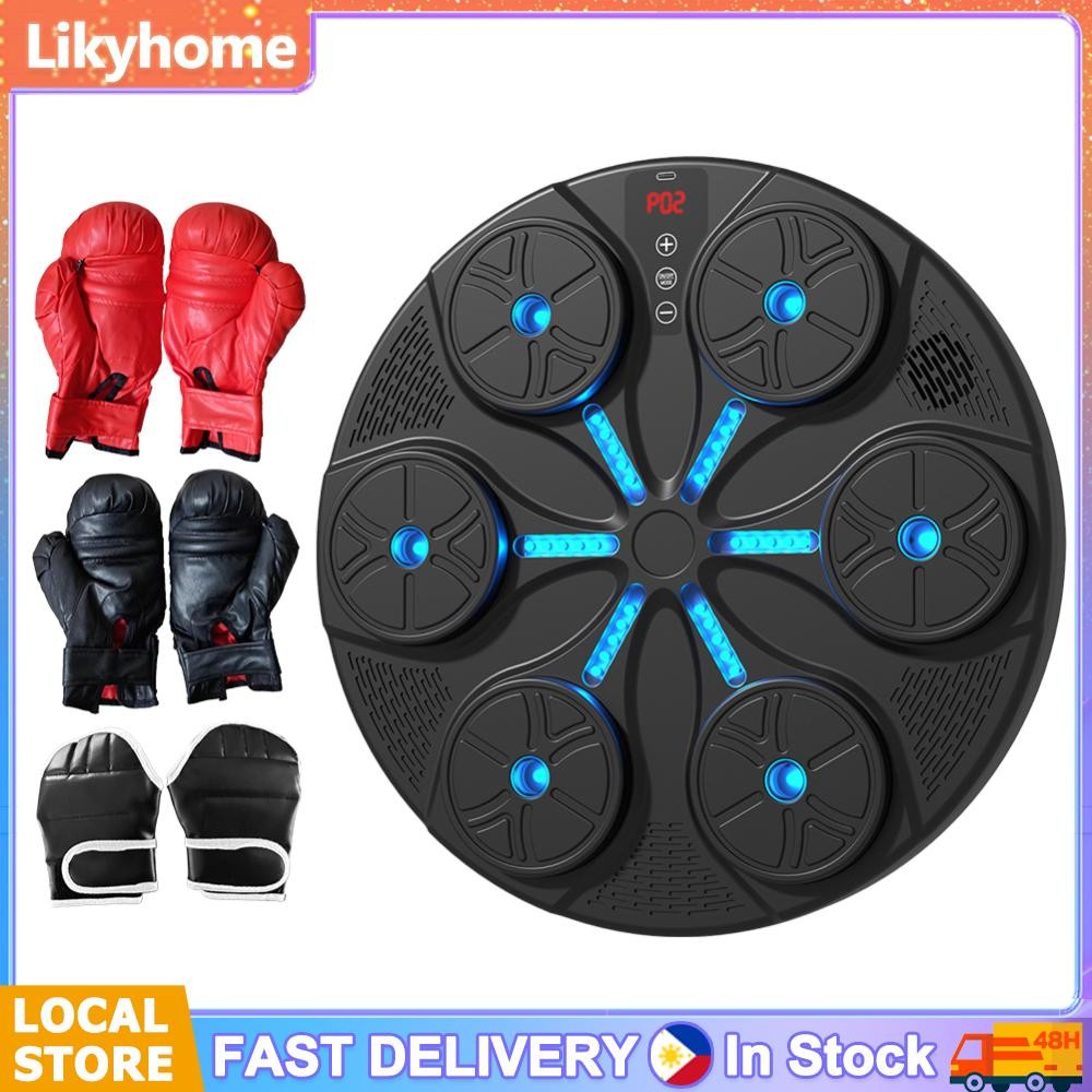 Music Boxing Machine Workout Boxing Target Machine with Gloves for Kids ...