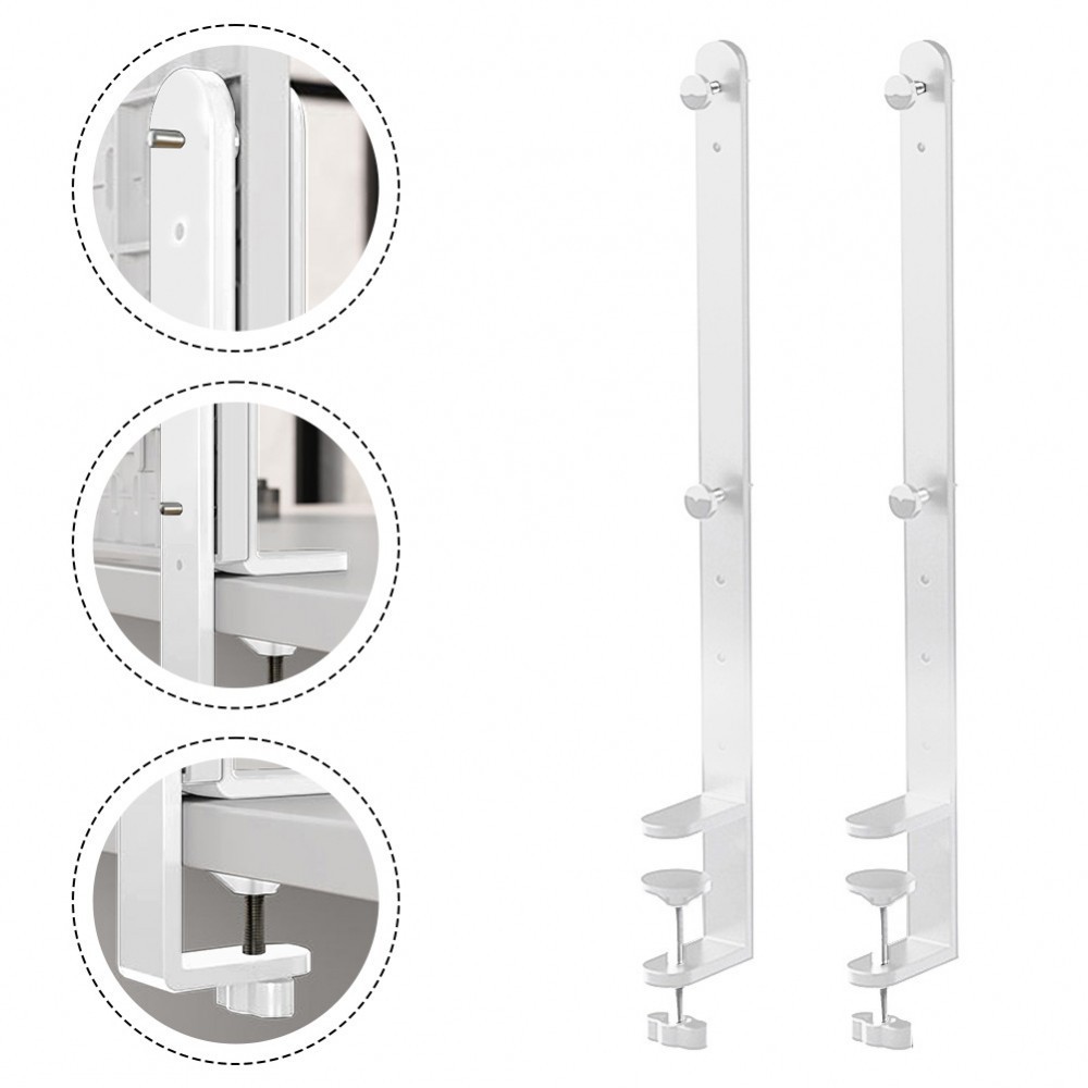 Organize Your Workspace with 2Pcs Desk Clamp Brackets Compatible with ...