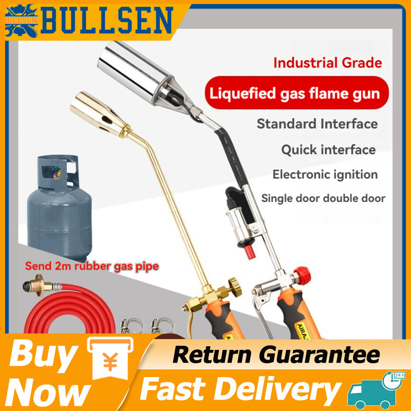 Liquefied Gas Welding Torch Tool with 2M Hose Flame Blow Welding ...