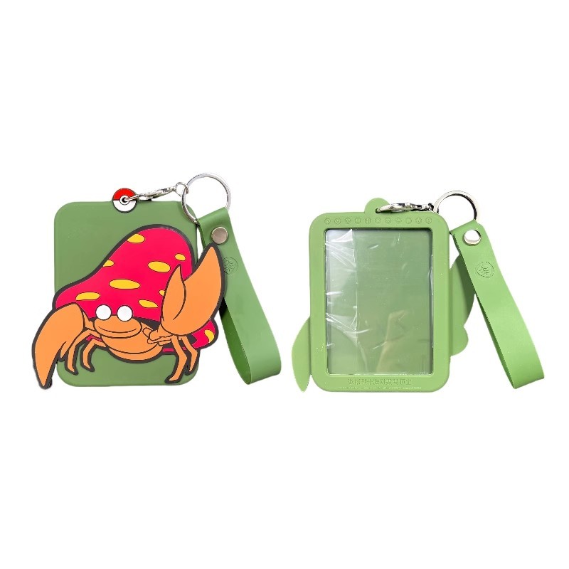 Original Pokemon Chinese PTCG Silicone Card Holder Protective Cases The  Third Version Student Card Case Card Holder Keychain | Shopee Philippines