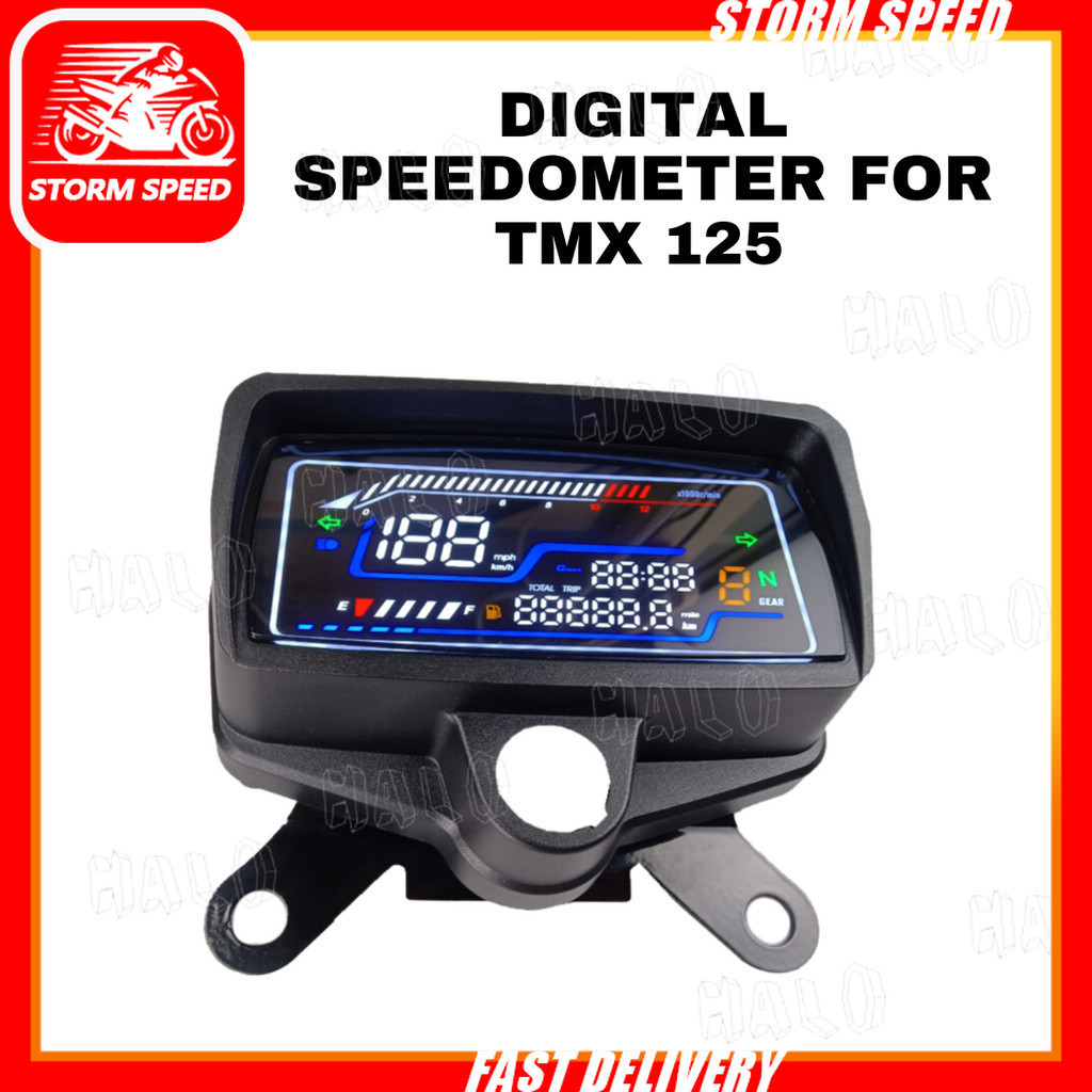 DIGITAL SPEEDOMETER FOR TMX 125 [STORM SPEED] | Shopee Philippines