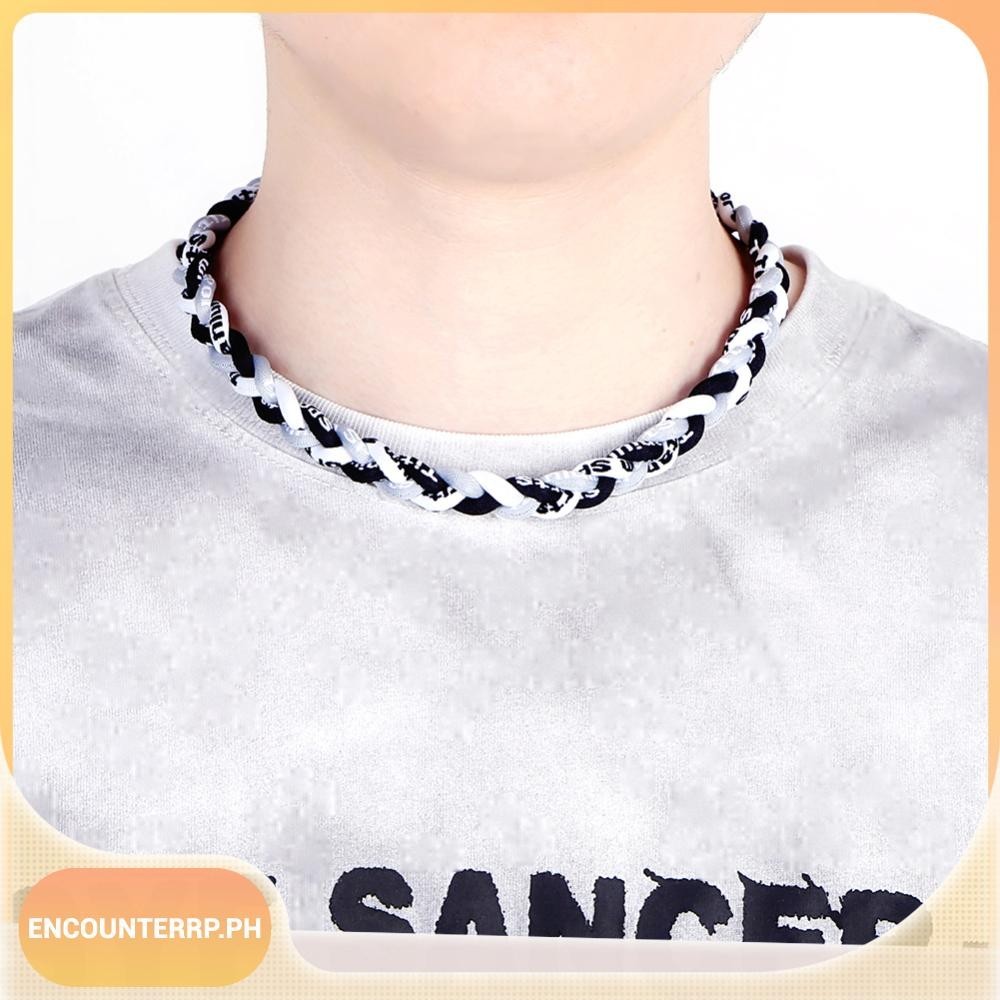 [encounterrp.ph] Baseball Necklace 3 Braided Rope Tornado Necklace