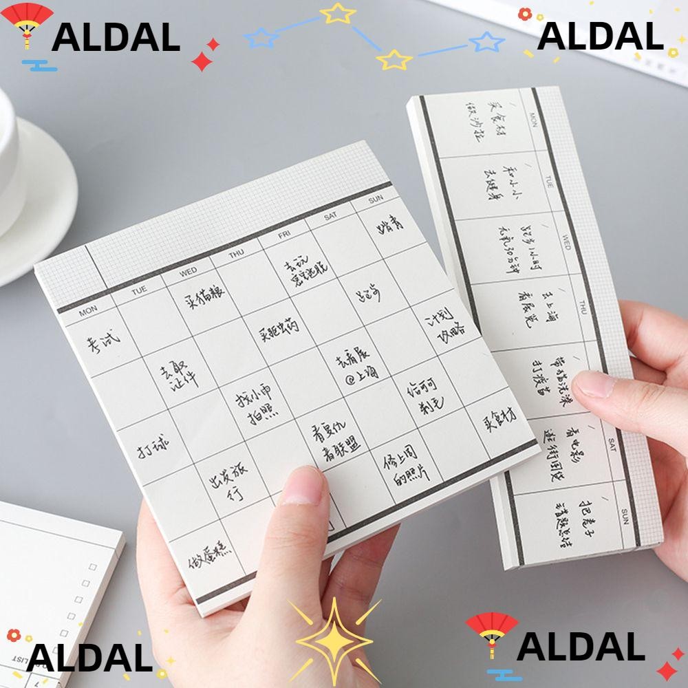 ALDAL 50 Sheets Memo Pad To do list Day Planner Monthly Planning ...