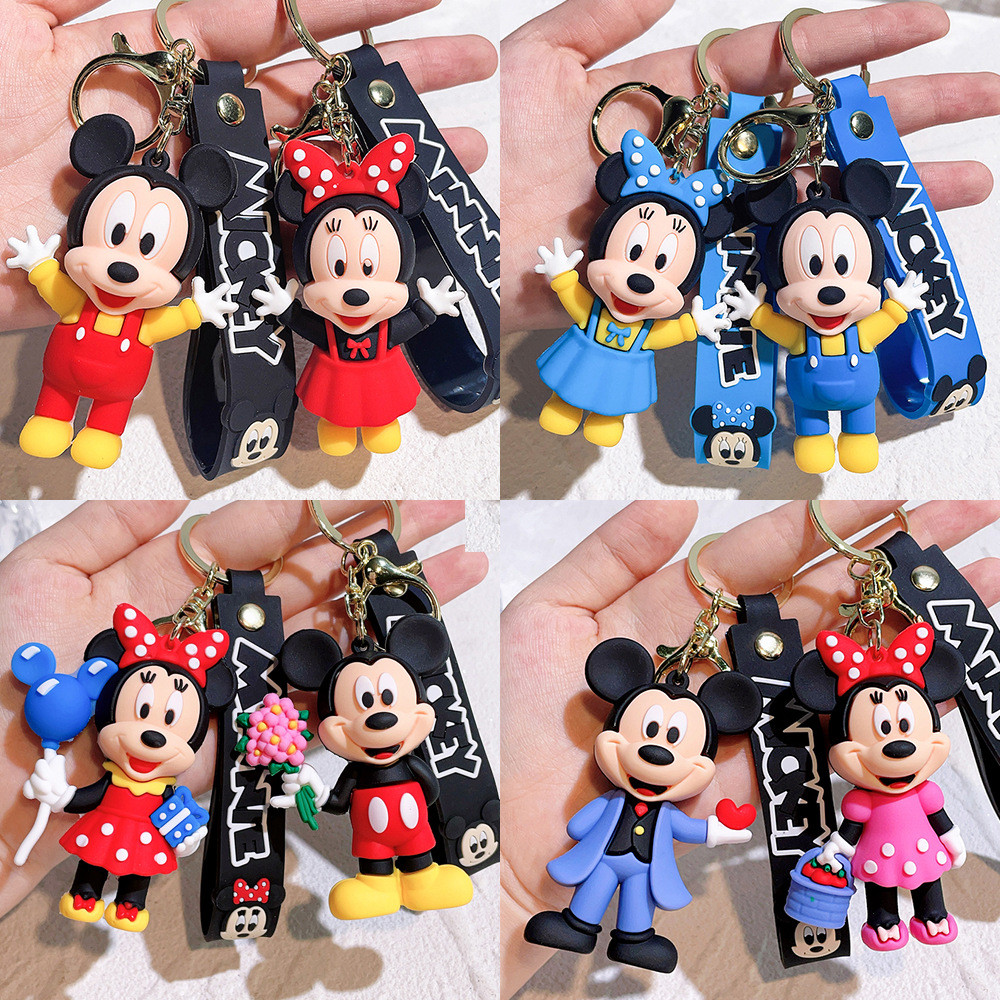 1 piece PVC key chain for the classic cartoon movie Disney character ...