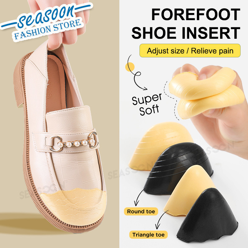 Women High Heel Forefoot Insert Round & Pointed Toe Plug Insoles ...